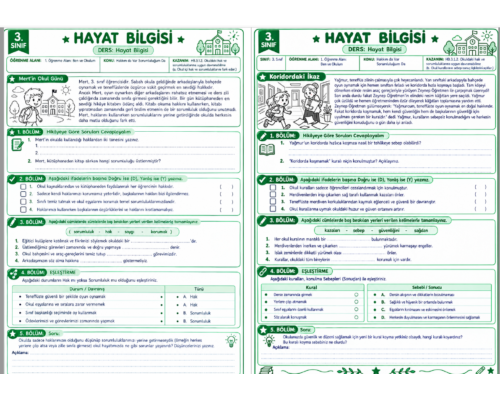 4. HAFTA HB.3.1.2. Hakkımda Var Sorumluluğum Da Etkinlikleri
