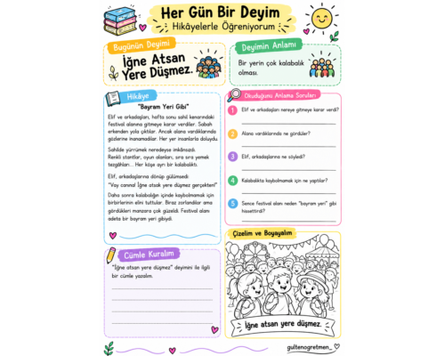 BİR DEYİM BİR ATASÖZÜ 4