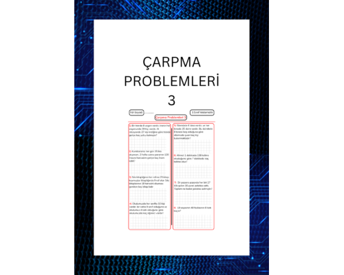 3 SINIF ÇARPMA PROBLEMLERİ 3
