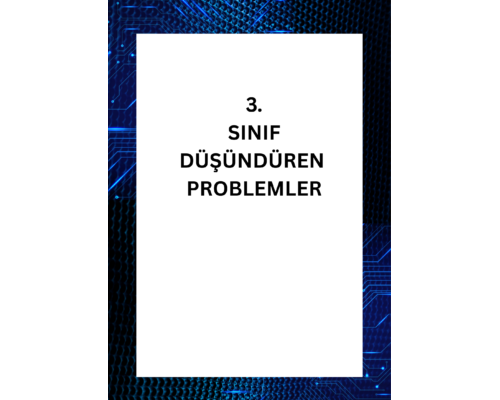 3. SINIF DÜŞÜNDÜREN PROBLEMLER 1