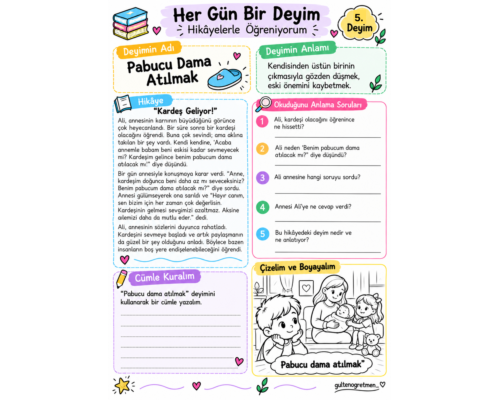 BİR DEYİM BİR ATASÖZÜ 5