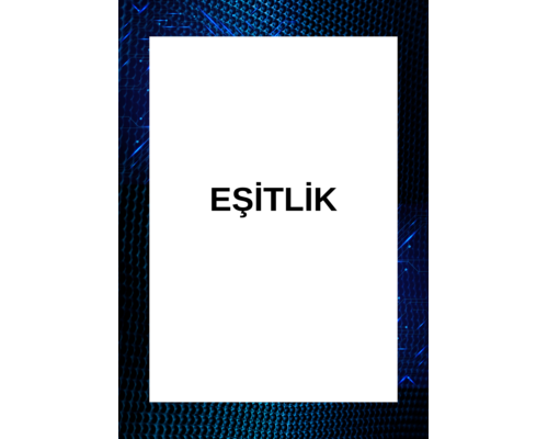 2.SINIF EŞİTLİK KAVRAMI