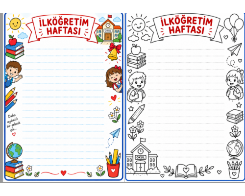İLKÖĞRETİM HAFTASI ŞİİR YAZIMI