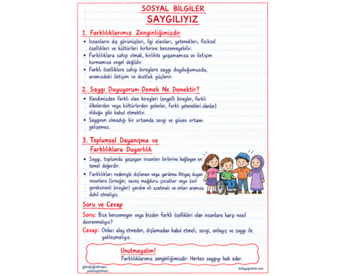 Saygılıyız Defter Notu