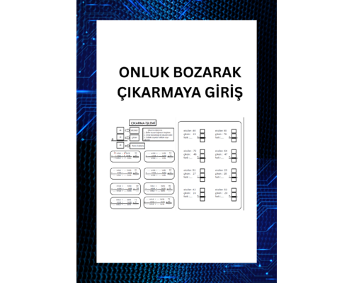 ONLUK BOZARAK ÇIKARMAYA GİRİŞ